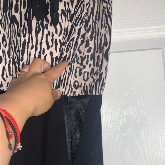 NWT forever 21 Chic Leopard Print Black Dress size s - Picture 5 of 9